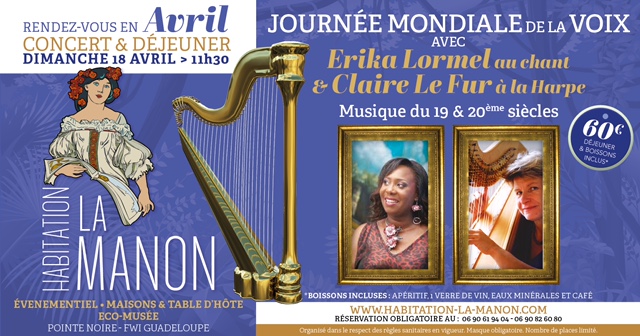 Concert déjeuner à Pointe Noire en Guadeloupe Avril