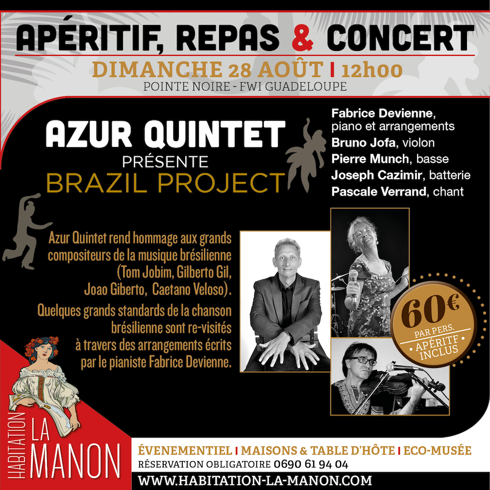 Concert Pointe Noire Azur Quintet